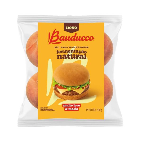 Caixa Bauducco Pão para Hambúrguer 200g  1
