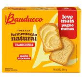 Caixa Bauducco Torrada Tradicional M.Pack 284g 20 und.