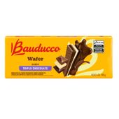 Caixa Bauducco Wafer Triplo Chocolate 140g 54 und.