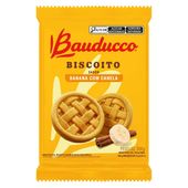Caixa Bauducco Biscoito Banana e Canela 354g 24 und.