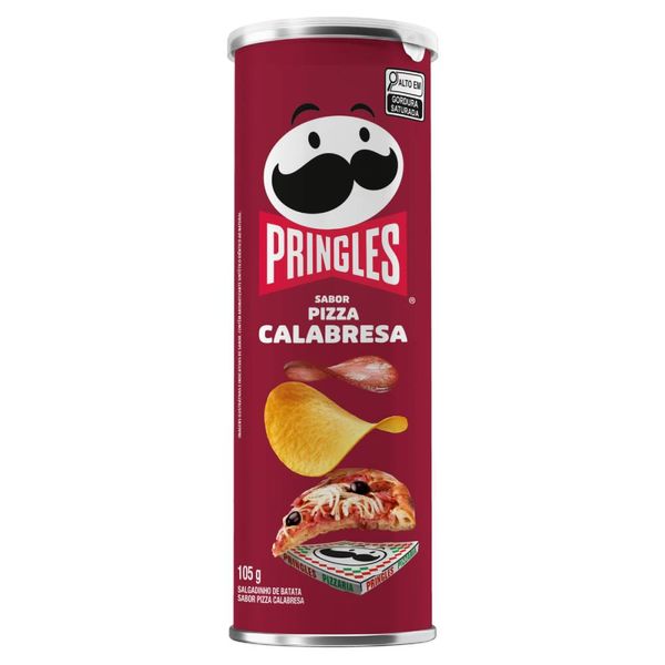 Caixa Pringles Pizza Calabresa 105g 1
