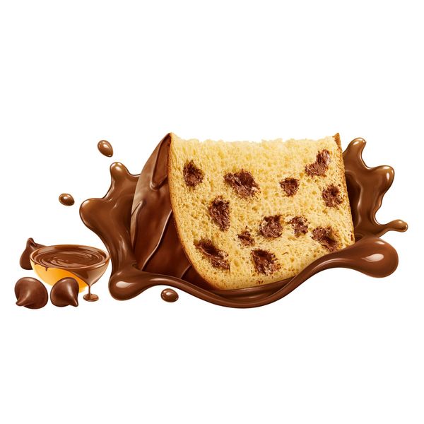 Caixa Bauducco Chocottone Gotas e Cobertura 450g 3