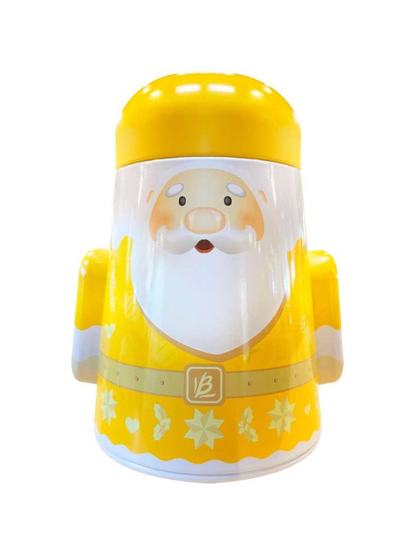 Papai Noel Lata com Mini Panettone 80g 1