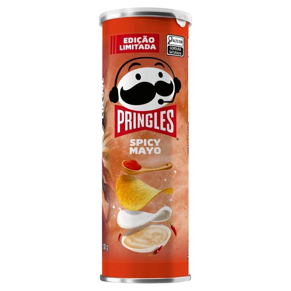 Caixa Pringles Maionese Picante 100g  1