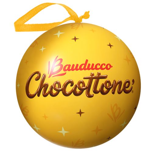 Enfeite Lata com Mini Chocottone 80g - Caixa com 8 und.