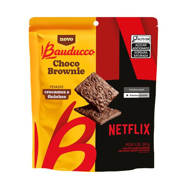 Caixa Bauducco Biscoito Choco Brownie 80g 1