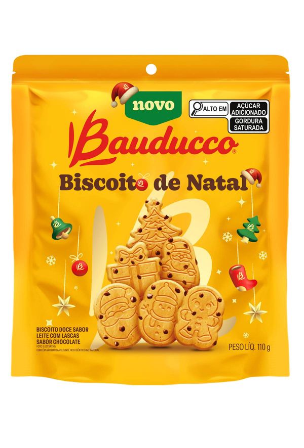 Caixa Bauducco Biscoito Natalino 110g 1