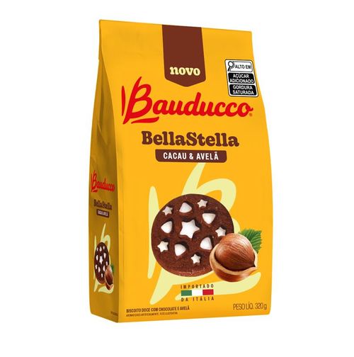 Caixa Bauducco Biscoito BellaStella 320g 12 und.
