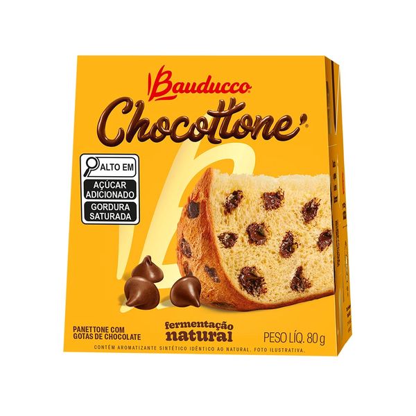 Caixa Bauducco Mini Chocottone 80g  2