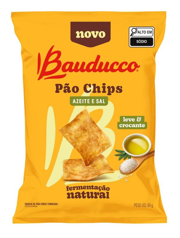 Caixa Bauducco Pão Chips 90g  1